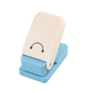 Keychain Embossing Machine Smiley Face Design Hole Puncher Office Paper Card Cutter DIY Craft Punch