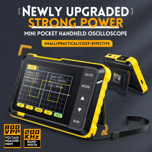 FNIRSI Multimeter alat ukur arus listrik Osiloskop Digital Mini Handheld Oscilloscope 200KHz 2.5MS/s
