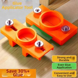 SKJK Woodworking Edge Banding Glue Applicator Multifunctional Orange Furniture Edge Banding Board Gifts Edge Sealing Tool Board Brush Glue Limiter