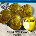 Pin Korpri Oval Tumpuk Pin ASN Pin PNS Pin Korpri Tumpuk Gerigi. 