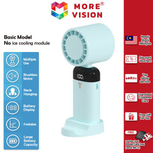 Portable Fan with Semiconductor Handheld Air Cooling Mini Rechargeable Folding Phone Stand Holder USB Wind Office 小风扇