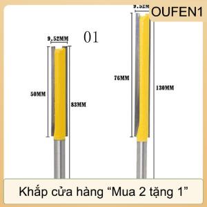 [COD] OUFEN1 1 chiếc mũi dao phay cắt phẳng siêu dài-1/4 inch dụng cụ cắt tỉa thân 50/76mm
