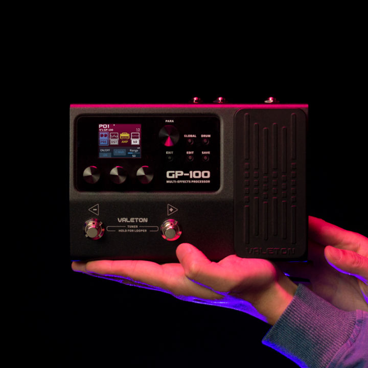 Valeton electric acoustic guitar bass speaker simulation looper sound