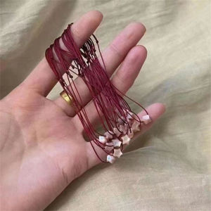 [fenggongshuode] Lucky Red Rope Pink Pentagram Bracelets For Women Friendship Adjustable Star Hand Chain Fashion Jewelry Gifts Accessories