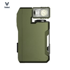 Flat Pocket Flashlight with RGB Light for EDC Flashlight 180  Rotating Head Pocket Mini Light for Outdoor Home Emergencies [Vodool Shophouse]