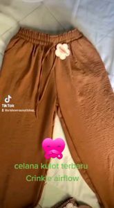 Celana Kulot Crinkle Airflow Premium: Pilihan Terbaru & Terlaris