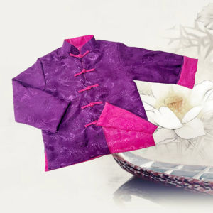 daidai (Ready Stock) Parent Child Outfit Tang Suit Samfu CNY Chinese New Year Double Sided Baju 儿童唐装穿夹双面喜庆拜年汉服新年亲子装中国风衣服