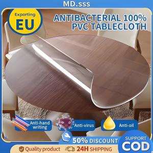 【Warranty 10 years】rotundity pvc table mat pvc table cover waterproof Oil-Proof pvc plastic sheet table top cover table cloth waterproof alas meja clear protective table pad pvc table protector 透明桌垫 桌布防水防油