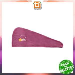 OFM-C931 Handuk Keramas Pengering Rambut Wanita Karakter Bahan Microfiber Cepat Kering / Handuk