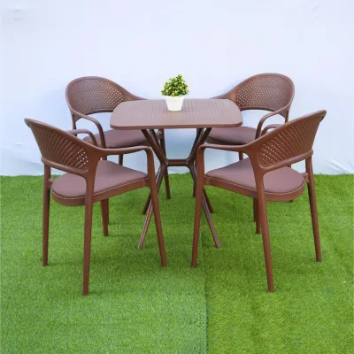 King Ghế MA6818 Cao Cấp – Sang Trọng Chắc Chắn Đẳng Cấp Nhựa PP Dày Dặn Chịu Lực Tốt Kích Thước 46x57x82cm Màu Đen/Nâu Phù Hợp Phòng Ăn Quán Cafe Nhà Hàng Homestay