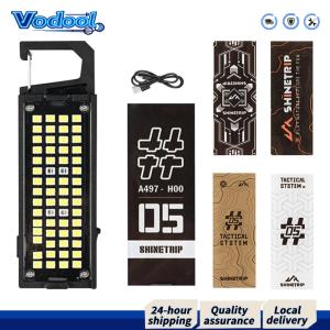 ไฟฉายแม่เหล็กขนาดเล็กกันน้ำชาร์จได้ด้วยพอร์ต Type-C สำหรับตกปลาและเดินป่า น้ำหนักเบาและพกพาสะดวก