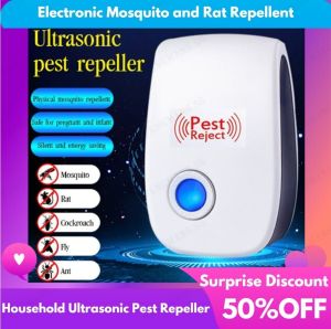 Household Ultrasonic Pest Repeller Electronic Mosquito and Rat Repellent