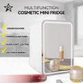 8L Mini Fridge Mirror Cosmetic Refrigerator Car Household Mini Refrigerator Beauty Mask Skin Care Cosmetics Mini Fridge. 