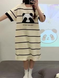 100% COTTON! M-4XL Plus Size Summer Women Nightgown Brand New Anti-bacterial HQ Nightdress Short Sleeves Sleepshirt Casual Dress2026