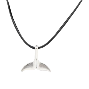 Punk Style Sea Creature Necklace Mermaids Dolphin Tail Charm Clavicle Chain Alloy Daily Wear Accessories