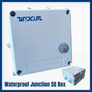 SK 100x100x70 PVC Junction Square Box Waterproof