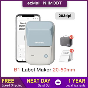 NIIMBOT Label Printer B1 B21 PRO B31 Wireless Bluetooth Portable Inless Direct Thermal Label Sticker Maker for Business Retail Store with Mobile APP