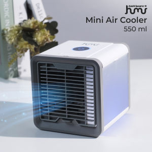 Kipas AC Mini Portable Taffware HUMI Air Cooler Mini Fan AC LED Kipas Penyejuk Ruangan 550ml