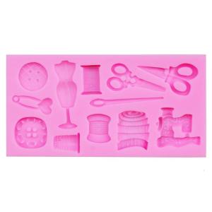 1 mảnh Bộ công cụ may Khuôn Silicone 3D sô cô la đường khuôn kẹo mềm Silicone cupcake bánh quy Kẹo mềm trang trí khuôn mẫu