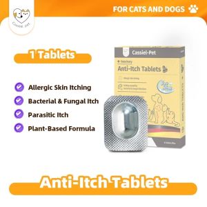 Cassiel Pet Buy 3 Free 1 Anti ltch Tablets For Skin Anti Itching Allergy Treatment For Dogs & Cats