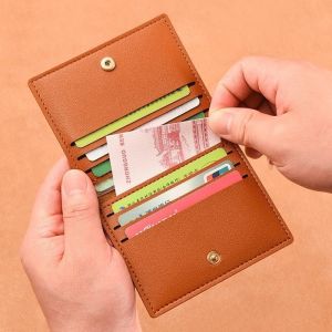 Card Bag Slim And Compact Bank ID Card Case Drivers License Wallet Anti Demagnetization Card Holder