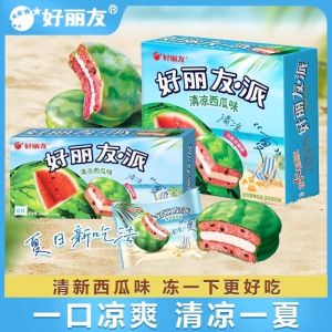 现货MY 好丽友-派-清凉西瓜味 204克 ORION-Pie-Fresh Watermelon Flavor 204G