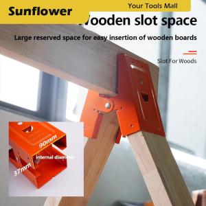 🎀🎁【Special price】Sun 2ชิ้นตัวยึดโต๊ะไม้ยึดคลิปเชื่อมต่อปรับได้ออกแบบกันลื่นสำหรับการสนับสนุนการเสริมแรงและการตกแต่ง