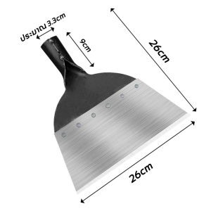 วัสดุหนา！แข็งแรงทนทาน พลั่วแซะหญ้า จอบถากหญ้า เสียมแบน พลั่วแมงกานีส พั่ว ช้อนพรวนดิน เครื่องมือทำสวน เครื่องมือการเกษตร ใช้งานได้หลากหลาย ทำความสะอาดถน พลั่วเหล็กแมงกานีส พรั่วตักดินถากหญ้า หัวพลั่วเสียมหน้าแบน เสียมแซะหญ้า จอบแบน พลั่วแซะญี่ปุ่น