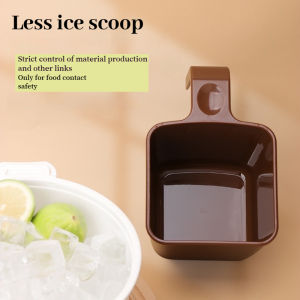 Coffee shop identical brown ice scoop Square measuring cup Measuring scoop Plastic ice scoop