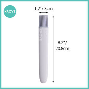 Premium Silicone Detachable Oil Brush Basting Sauce Pastry Cream Baking Cooking Kitchen BBQ Barbecue Resistant Durable Minimalist Aesthetic High Quality Food Grade