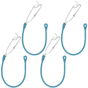 4Pcs Deep Sea Trolling Fishing Pin Buffer Fast Fishing Clip Quickly change Crankbait Snaps for Freshwater Saltwater