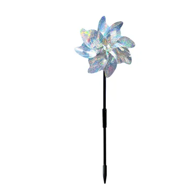 MMLUCK Sparkly 1/2/10pcs/set Drive Away PigeonCrow Scare Birds Garden Decoration Pinwheels Windmill Wind Spinner Bird Repellent Reflective Pinwheels