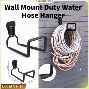 Metal Hose Holder Heavy Duty Hose Hanger Wall Mounted Garden Water Hose Holder for Water Hose