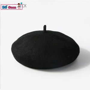 Mũ nồi cho bé mũ beret dạ có dây điều chỉnh nhiều màu cho bé 2-8 tuổi Shop Bố Sam