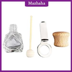 Mazhaha Air Freshener Car Perfume Clip Essential Oil Diffuser Vent Empty Bottle Decoration Aromatherapy Bottle