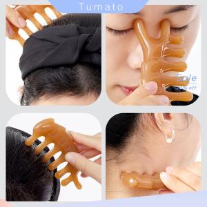 Tumato Guasha เครื่องนวดหน้าทำจากเรซินใช้นวดสปาลดอาการบวมที่ยกจมูก