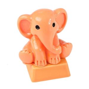 Unique Little Elephant Keycap for Mechanical Keyboards Cartoon Animal Resin Keycap Perfectly for Customization
