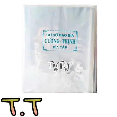 Xấp100 Tờ Giấy Kiếng Bao Tập Cao Cấp Chiều Dọc 21cm