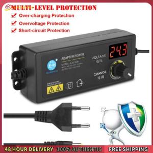 Winnereco 3-12V 8A Variable Switching Power Adapter Universal AC To DC Converter Transformer Adjustable for Speed Regulation