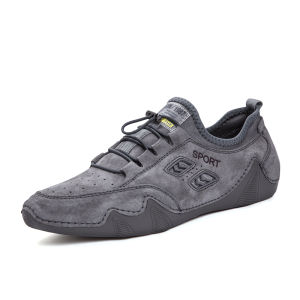 Sepatu Santai Kasual Loafer Pria Slop Sepatu Kulit Pantofel Santai Casual Tali Cowok Murah Ringa 050
