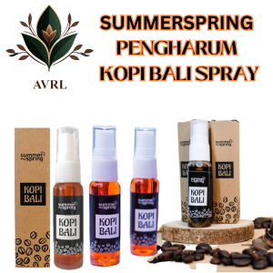 Pengharum Spray Kopi Bali - Pengharum Ruangan / Mobil / Toilet - Summerspring Spray Pengharum 30 ML