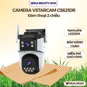 Camera giám sát SEKA VSTARCAM CS621DR kết nối wifi chống nước ip66 hình ảnh sắc nét góc quay siêu rộng
