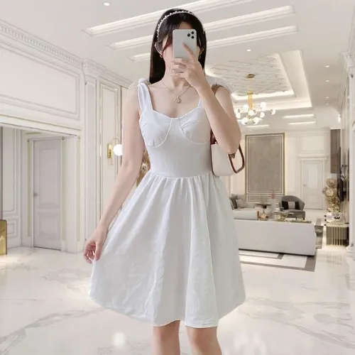 New Premium Sleeveless Dress for womens adjustable strap korean