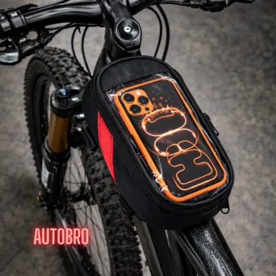Tas frame Sepeda MTB Road Folding BMX E-bike City Bike Touring Tas hp touchscreen sepeda cycle bag