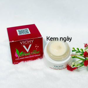 Kem Dưỡng Vichy Liftactiv Collagen Specialist Cream (Day & Night) Căng da – Sáng da – Ngừa lão hoá