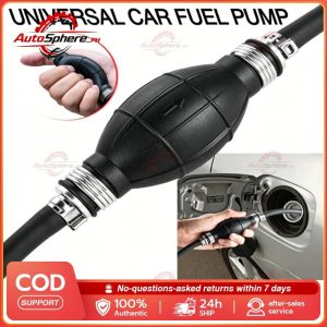 12mm Universal Car Fuel Pump Gas Oil Pump Manual Suction Pipe Pumping Durable for Liquid Petrol Tuni