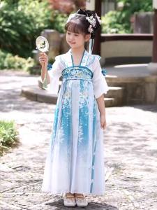 儿童汉服男童夏季中国风小少爷唐装女童连衣裙2025新款古风超仙裙