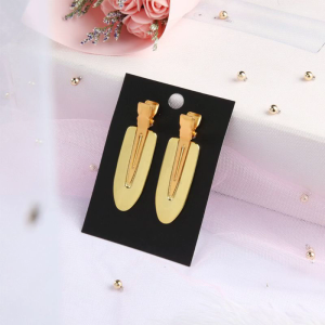 กิ๊บติดผมไร้รอยไม่โค้งงอสำหรับทรงผมการแต่งหน้านิ้วเรียบ