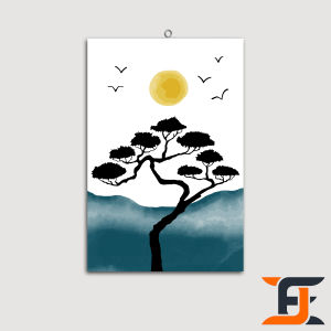 HIASAN DINDING POHON BOHO FLORAL MINIMALIS WALLDECOR NUANSA ABSTRAK MINIMALIS 20X30 HIASAN DAN PAJANGAN RUMAH  AESTHETIC KEKINIAN