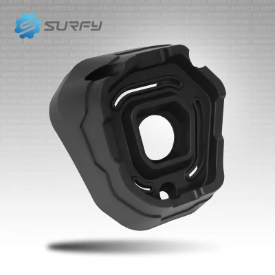 End Muffler Tip Cover For ADV 160 Exclusive Fit ABS Plastic 6D Carbon Fiber Easy Install Metal Bushing Included